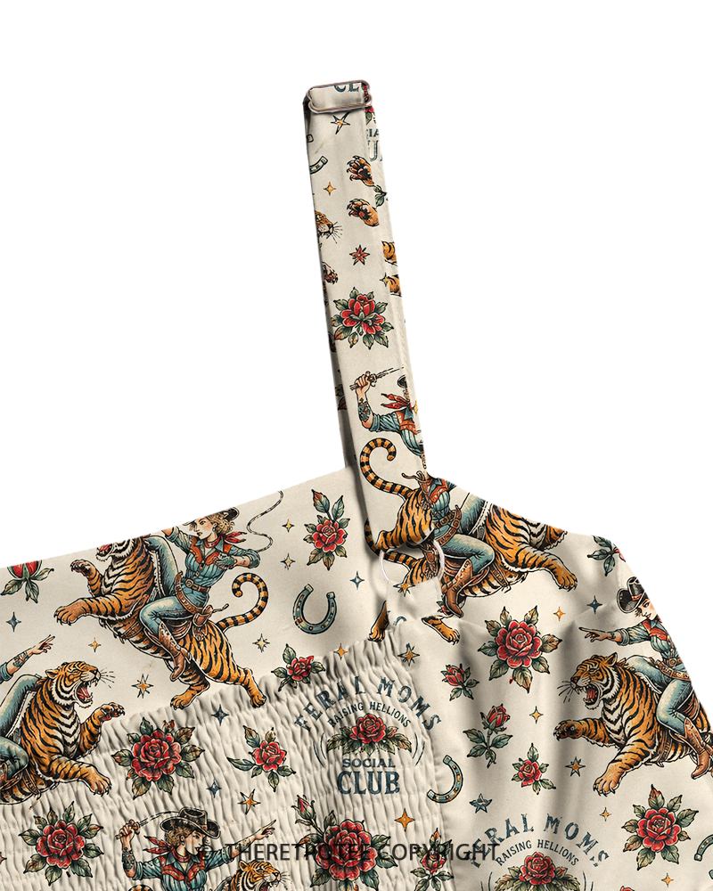 TheRetroTee ——  Vintage Straps Maxi Dress