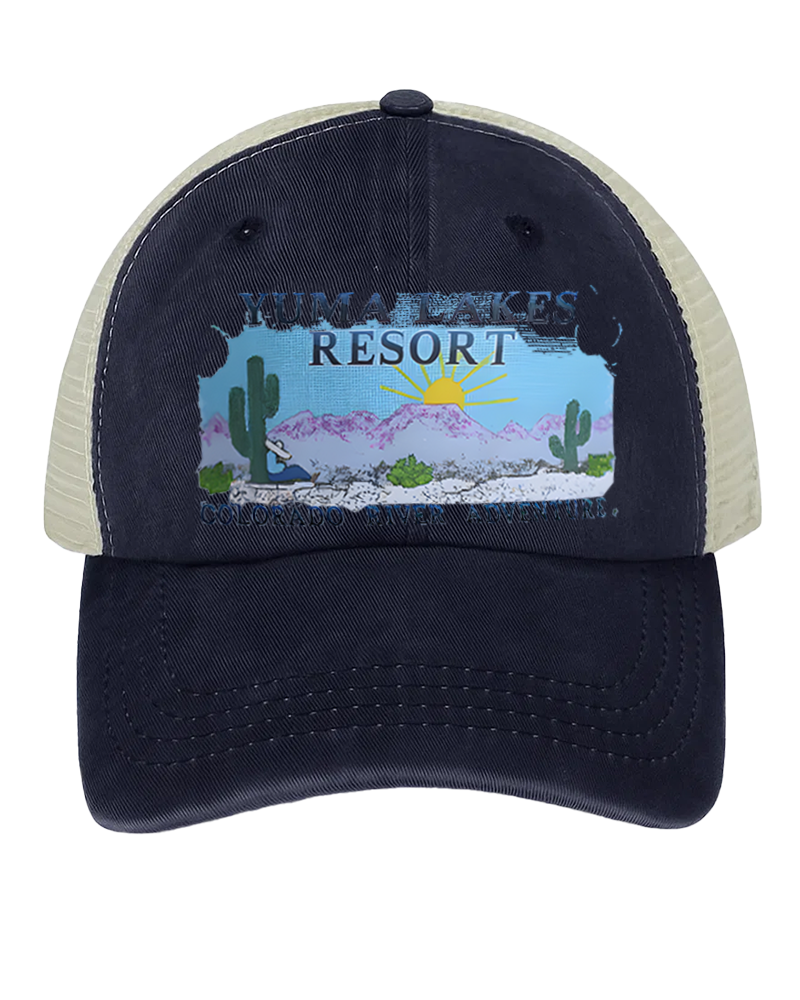 TheRetroTee 80s Yuma Lakes Resort Colorado River Trucker Hat