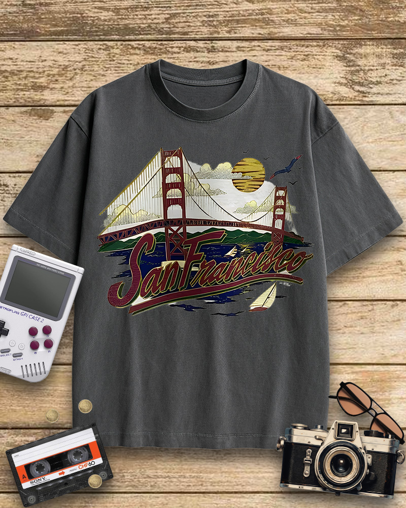 TheRetroTee Vintage San Francisco Cotton T-Shirt