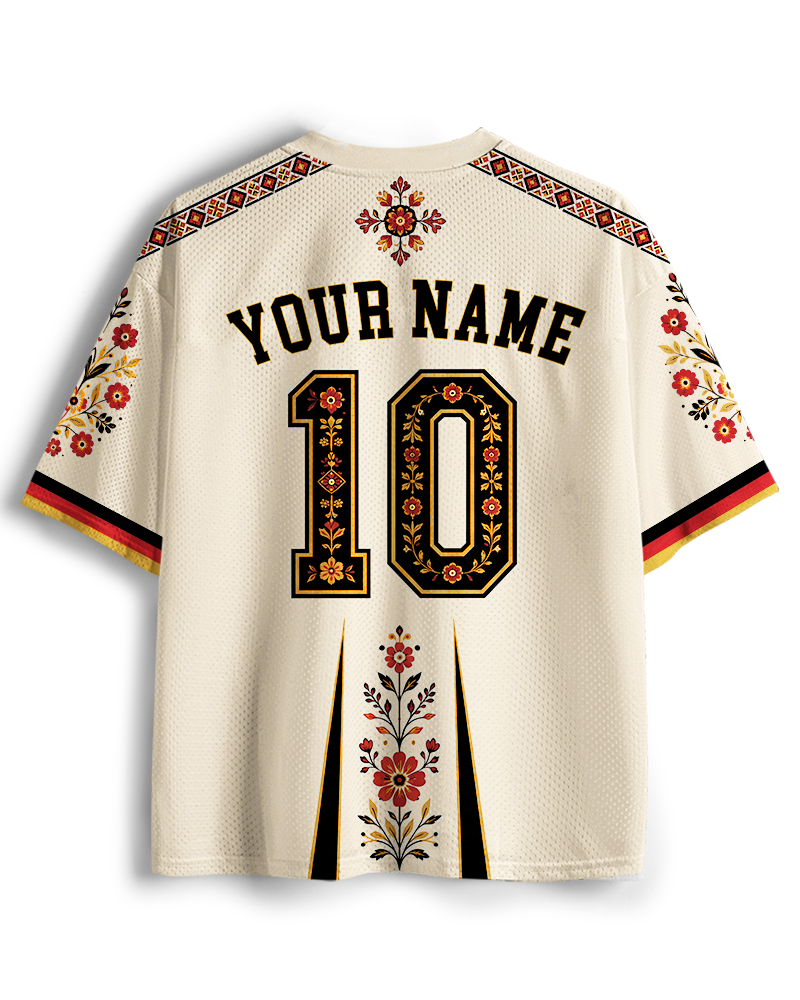 TheRetroTee 1970s German Heritage Soccer Jersey