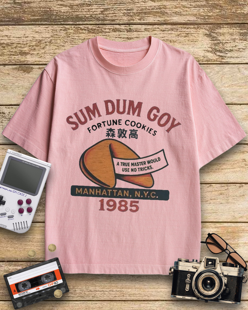 TheRetroTee Sum Dum Goy 1980s Cotton T-Shirt
