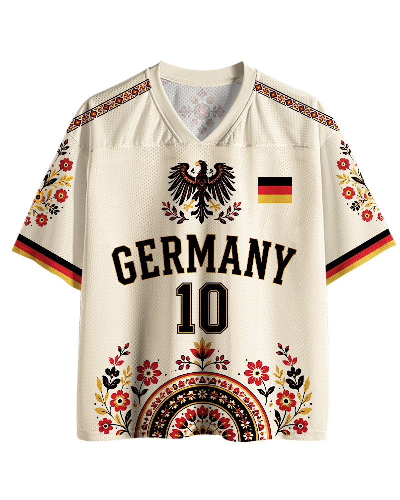 TheRetroTee 1970s German Heritage Soccer Jersey