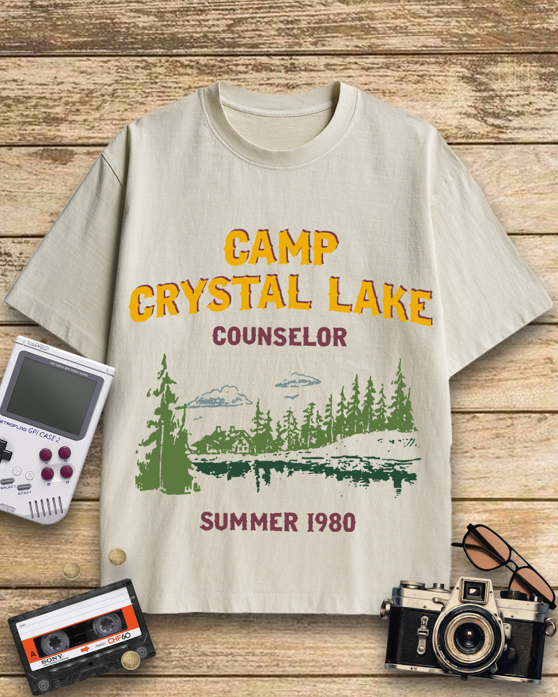 TheRetroTee Friday the 13th Jason Voorhees Halloween 1980s Cotton T-Shirt