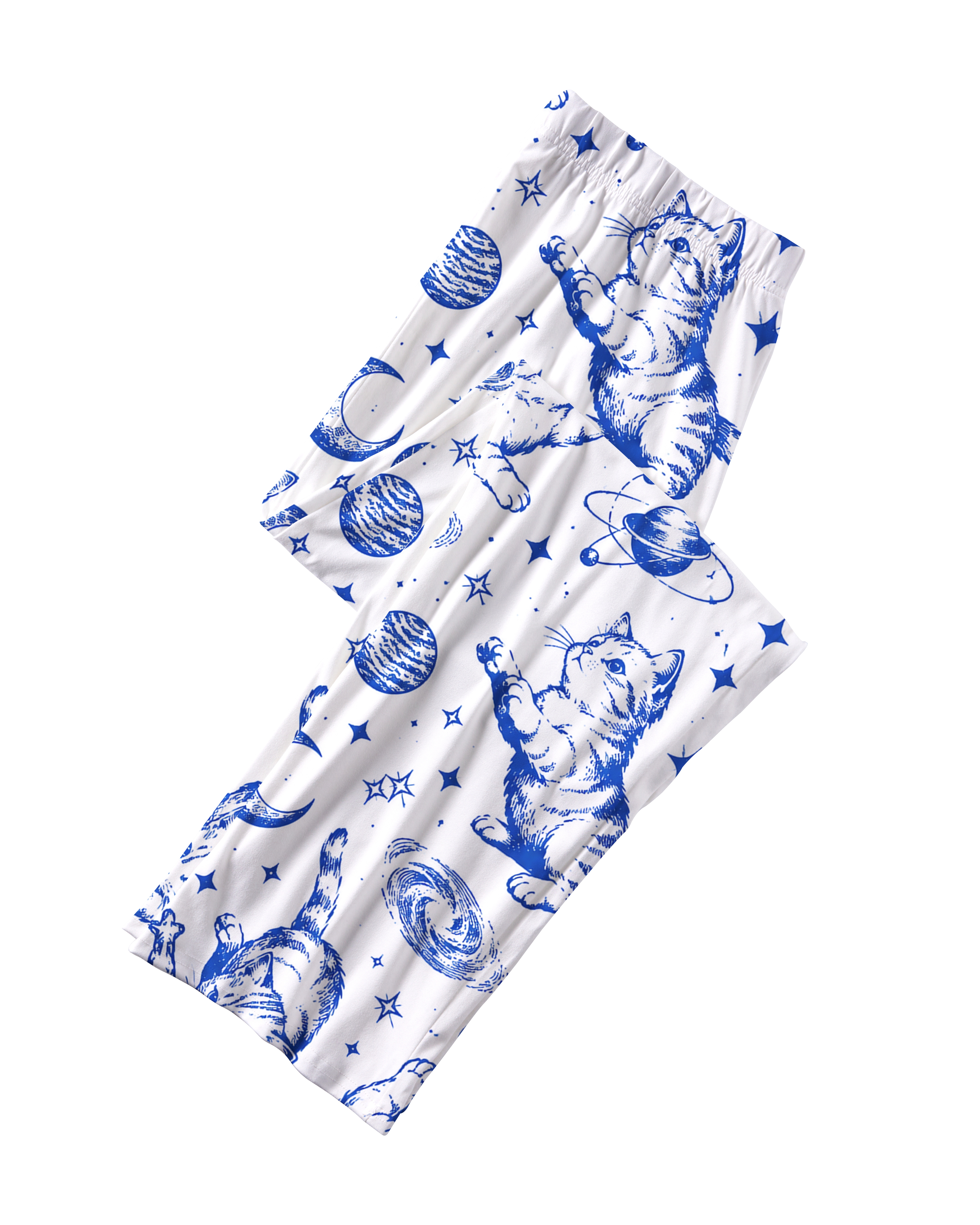 TheRetroTee space kitties Vintage set Pajama Se