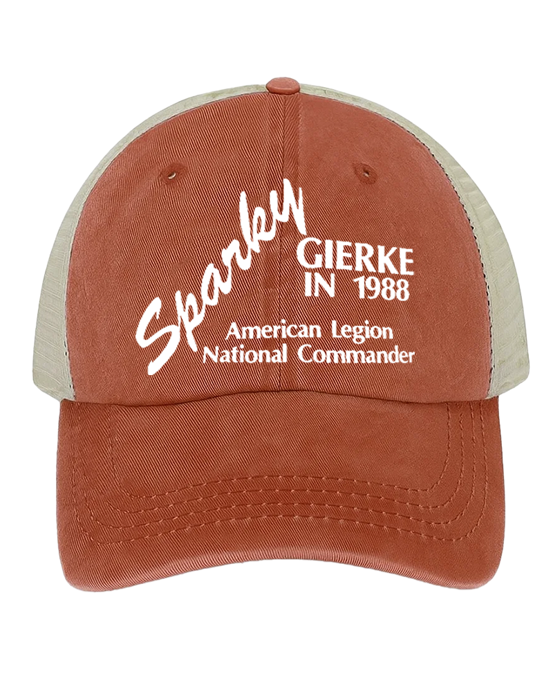 TheRetroTee 80s Sparky Gierke IN 88' Trucker Hat