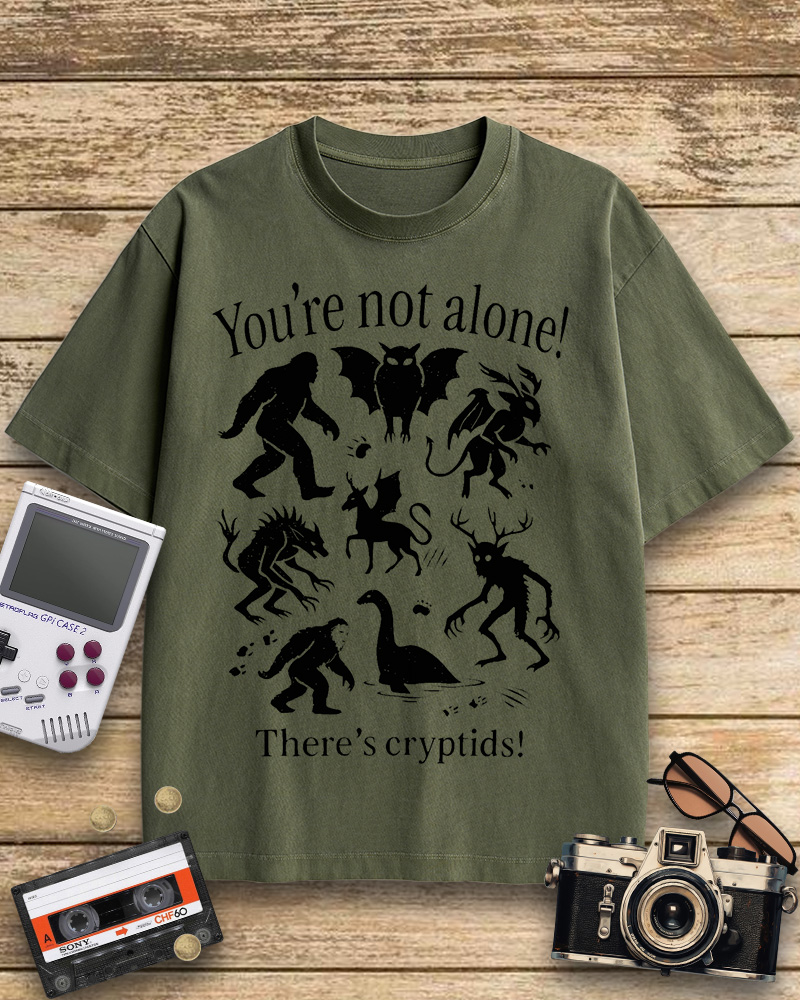 TheRetroTee Cryptid 2000s Cotton T-Shirt