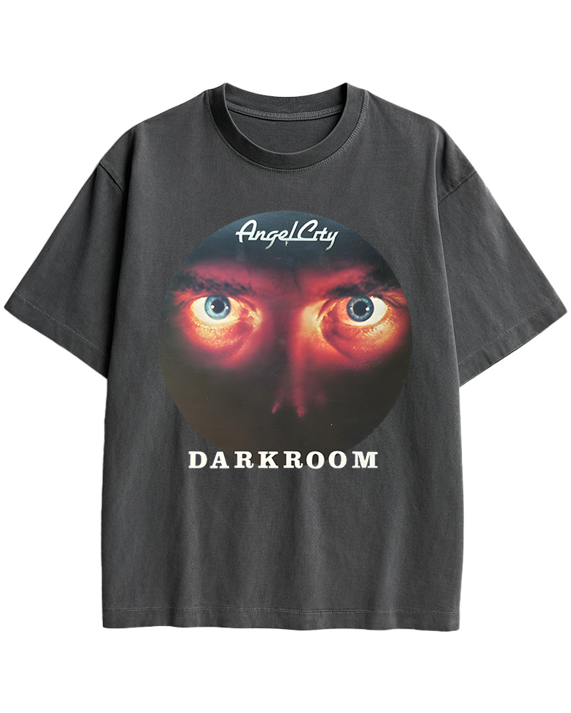 TheRetroTee Darkroom 1980s Music Cotton T-Shirt