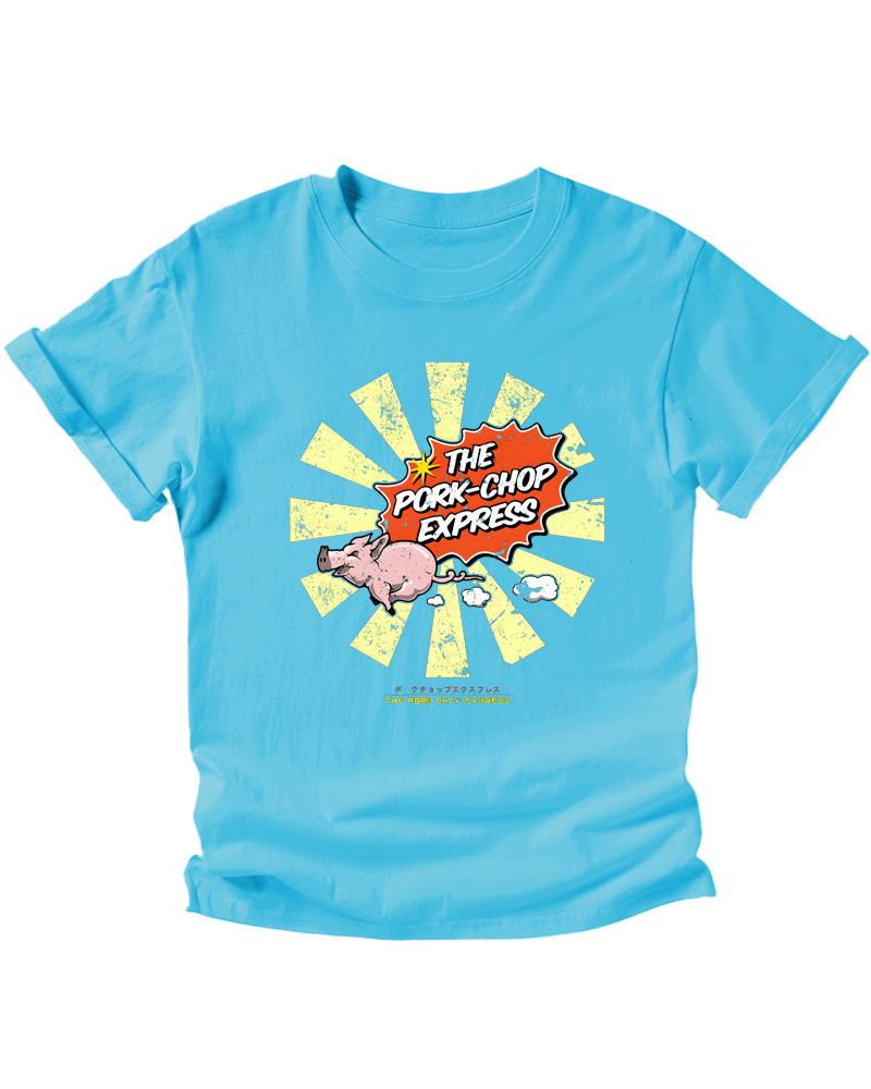 TheRetroTee The Pork Chop Express 1980s Kids T-Shirt