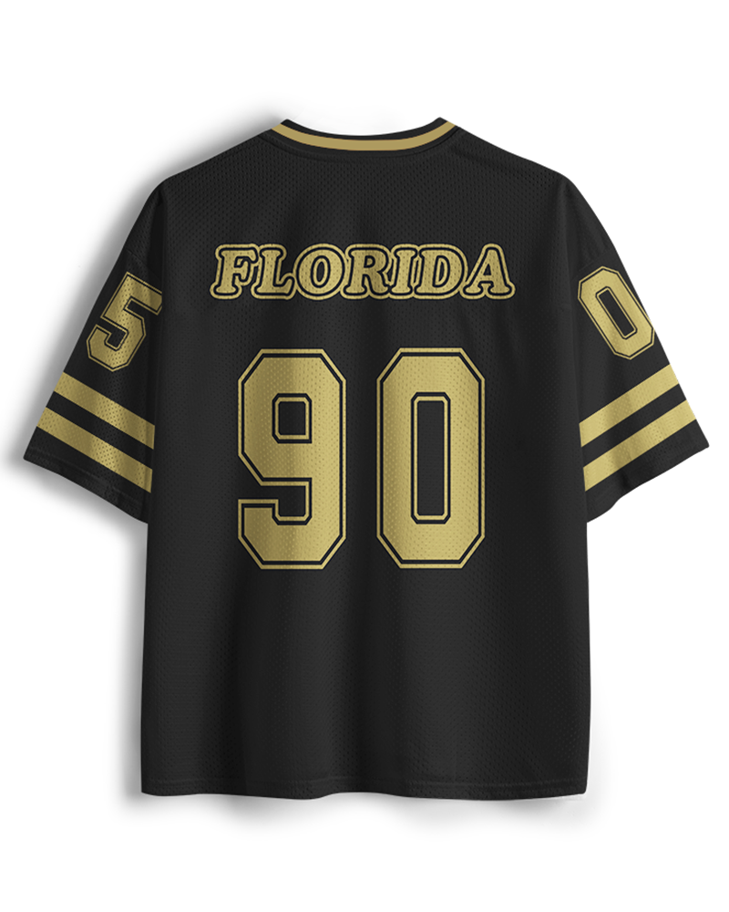 TheRetroTee Del Boca Vista 1990s Mesh Jersey