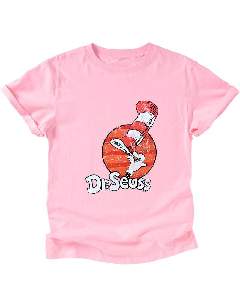 TheRetroTee Dr. Seuss Cat in the Hat 1950s Kids T-Shirt