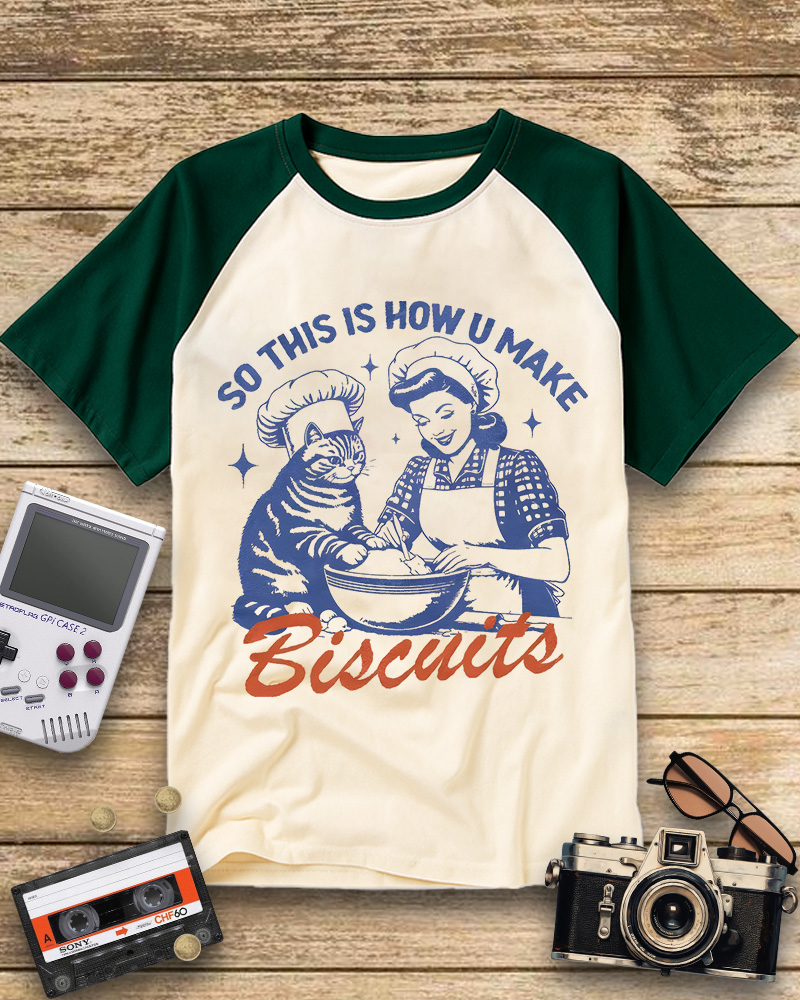 TheRetroTee Cat Mom Raglan Baseball T-Shirt