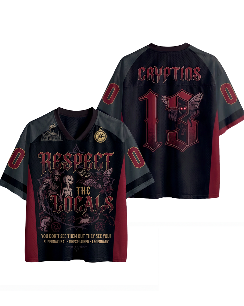 TheRetroTee Respect  The  Locals 1970s Mesh Jersey