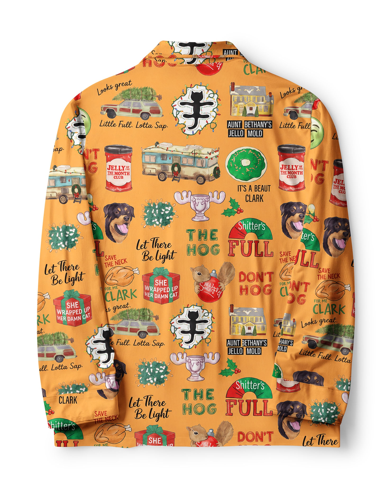 TheRetroTee Xmas Comedy Pop Art Vintage Pajama Set