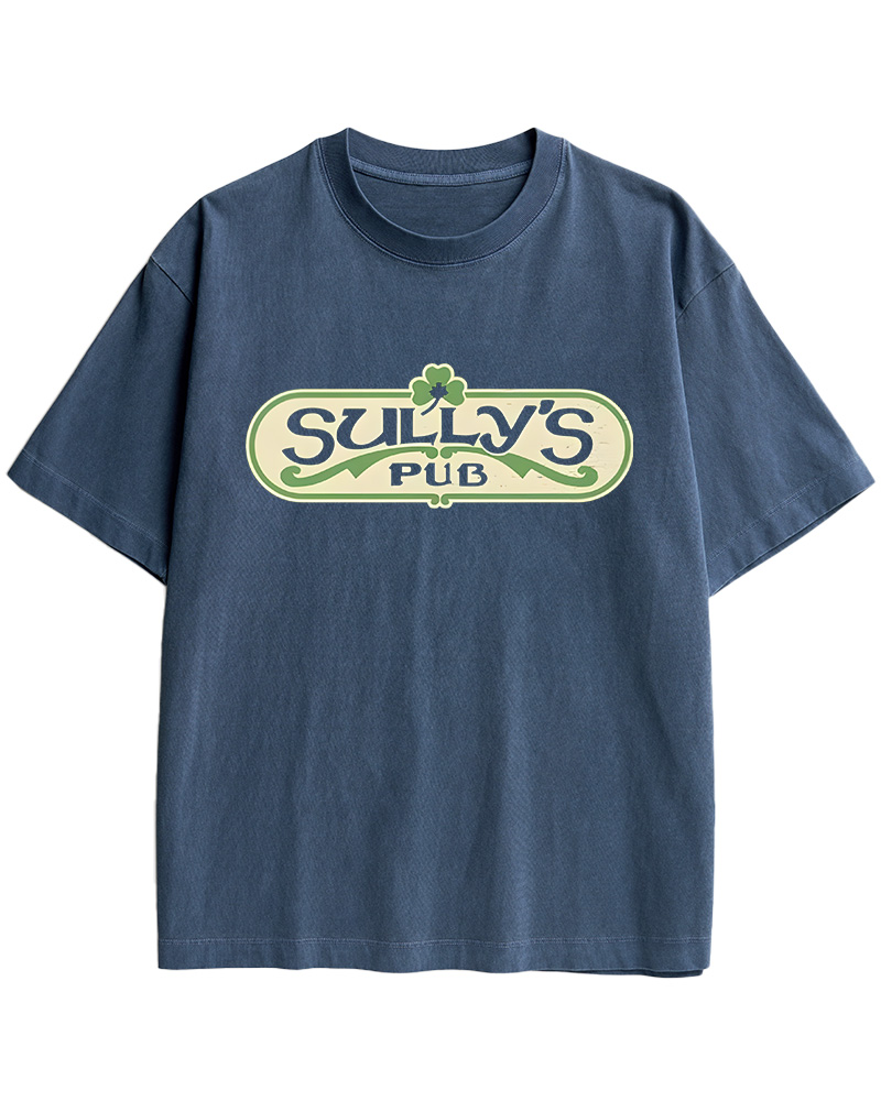 TheRetroTee Sully's Pub Peoria Bar 1980s Cotton T-Shirt