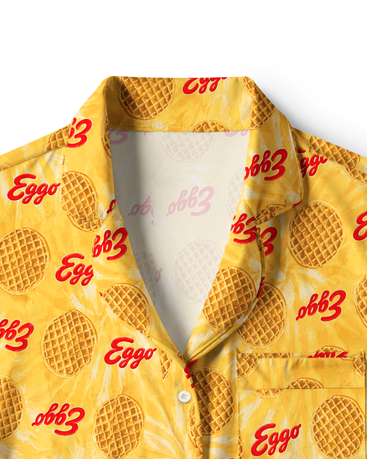TheRetroTee Retro Waffle Breakfast Vintage Pajama Set