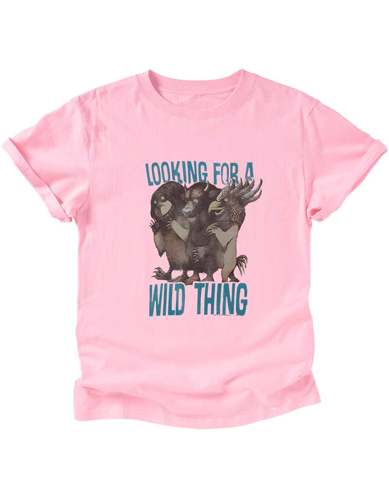 TheRetroTee Looking For A Wild Thing 1960s Kids T-Shirt