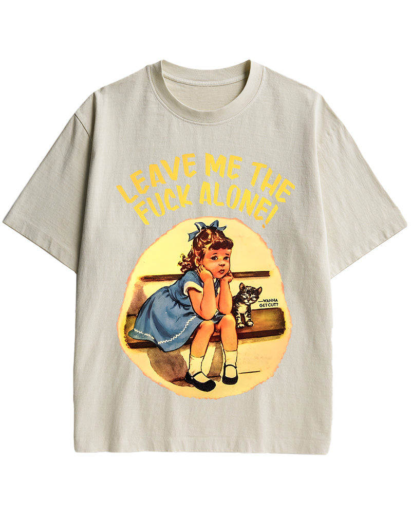 TheRetroTee Everyone Sucks Except My Caт Funny Pin-Up Cotton T-Shirt