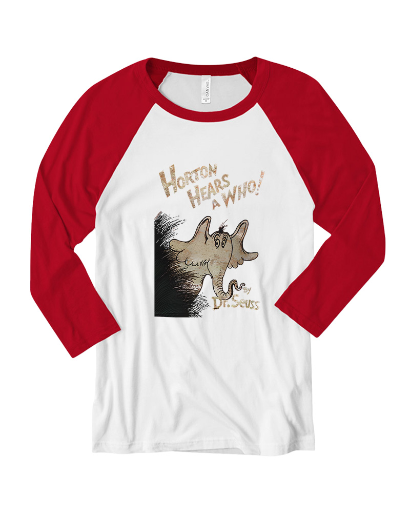 TheRetroTee Elephant and Adventure Long Sleeve Raglan T-Shirt