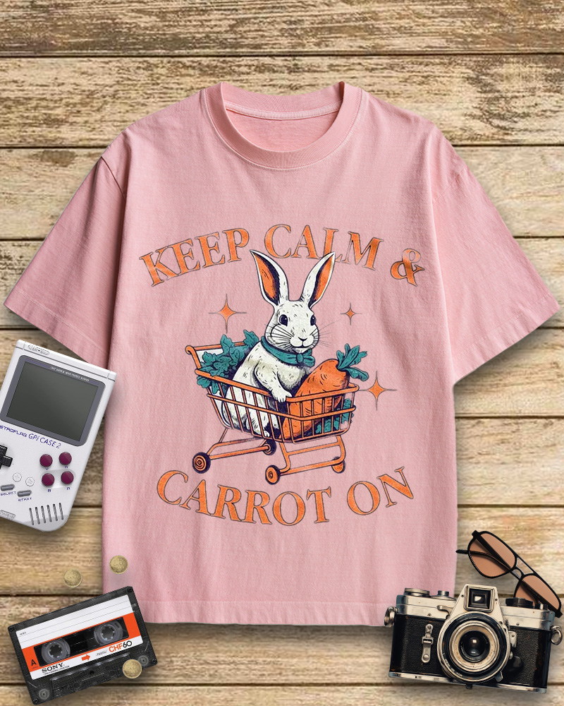 TheRetroTee Funny Rabbit Cotton T-Shirt
