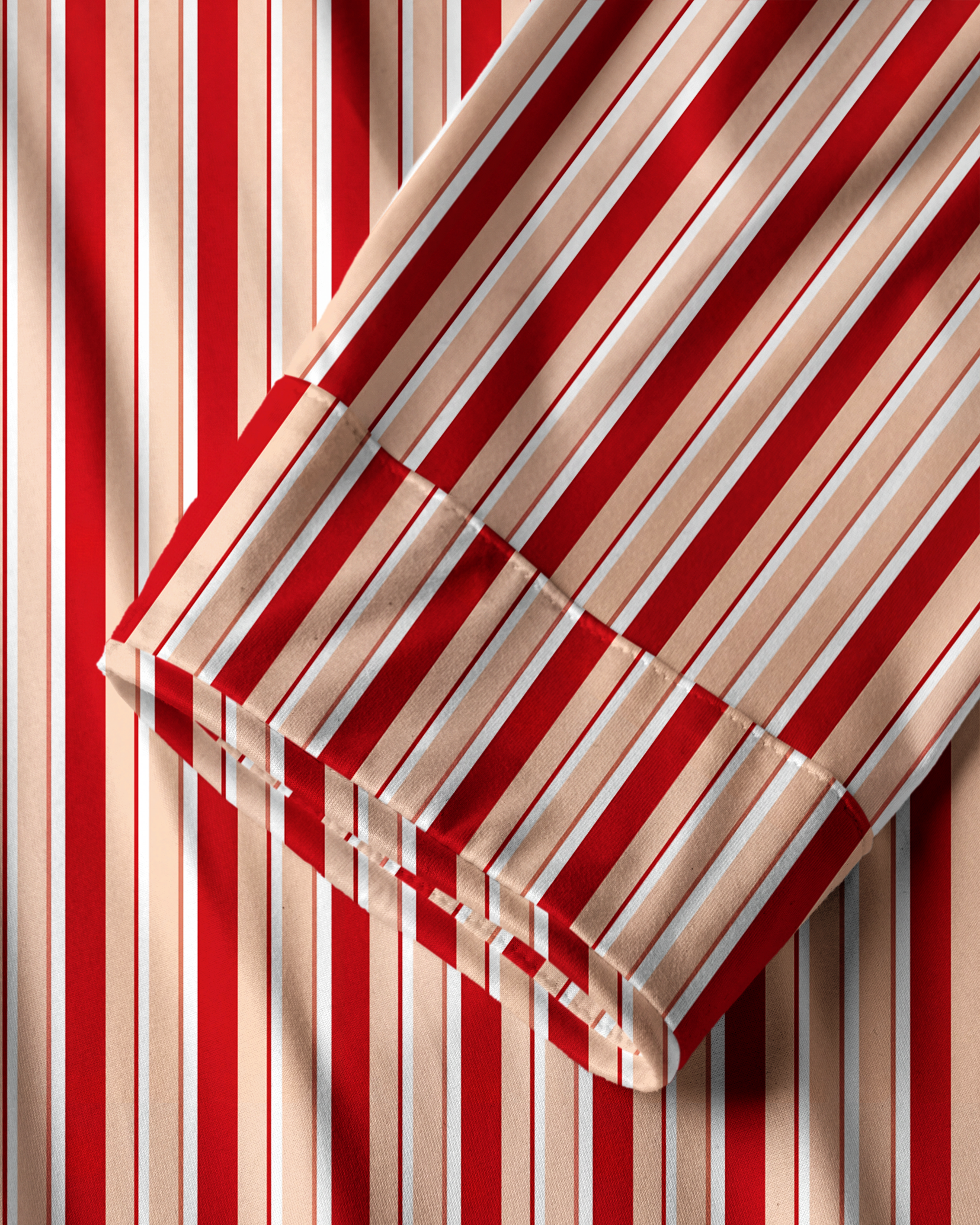 TheRetroTee  Pop Logo Stripe Vintage Pajama Set