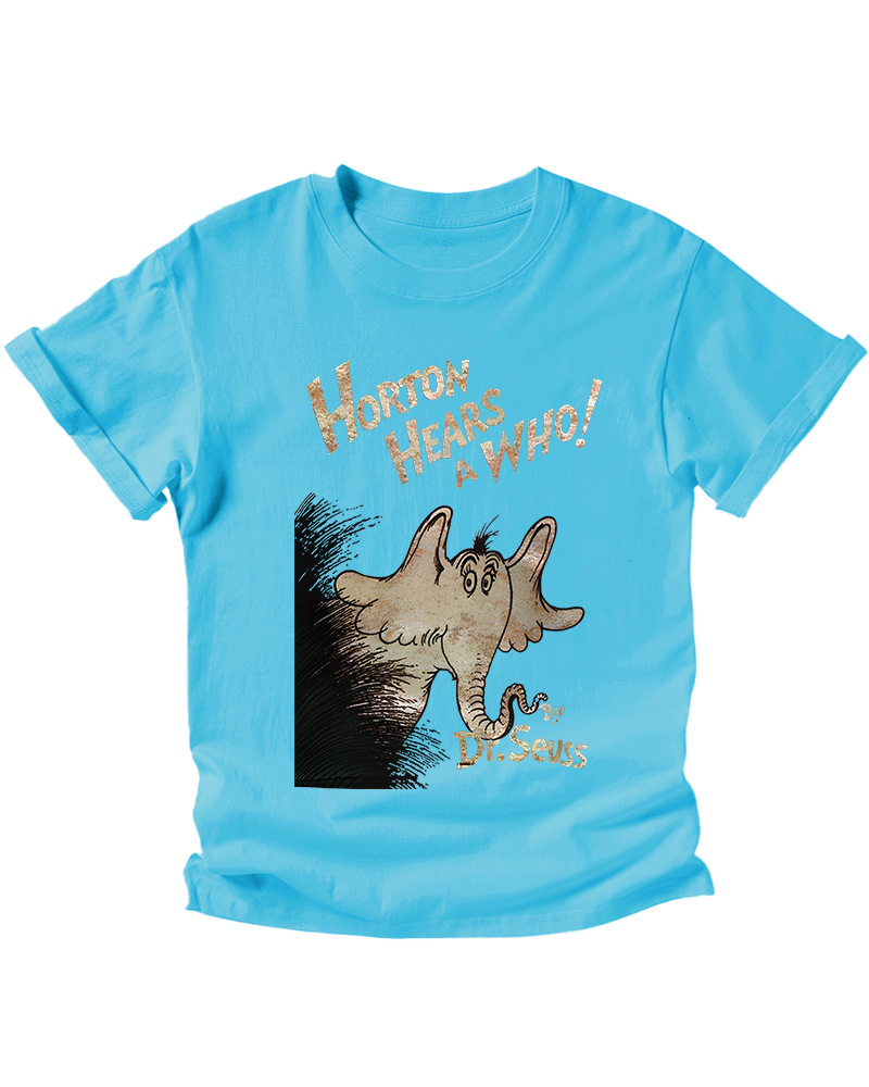 TheRetroTee Horton Hears A Who! Dr. Seuss Kids T-Shirt