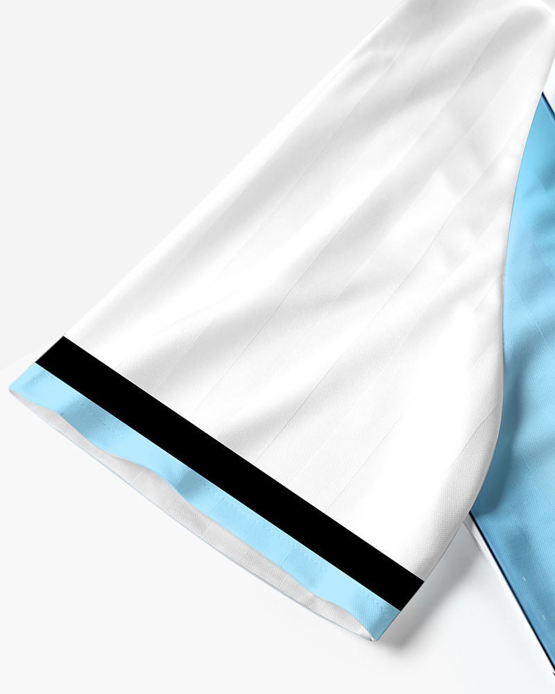 TheRetroTee Light Blue Argentina #10 Polo Mesh Jersey