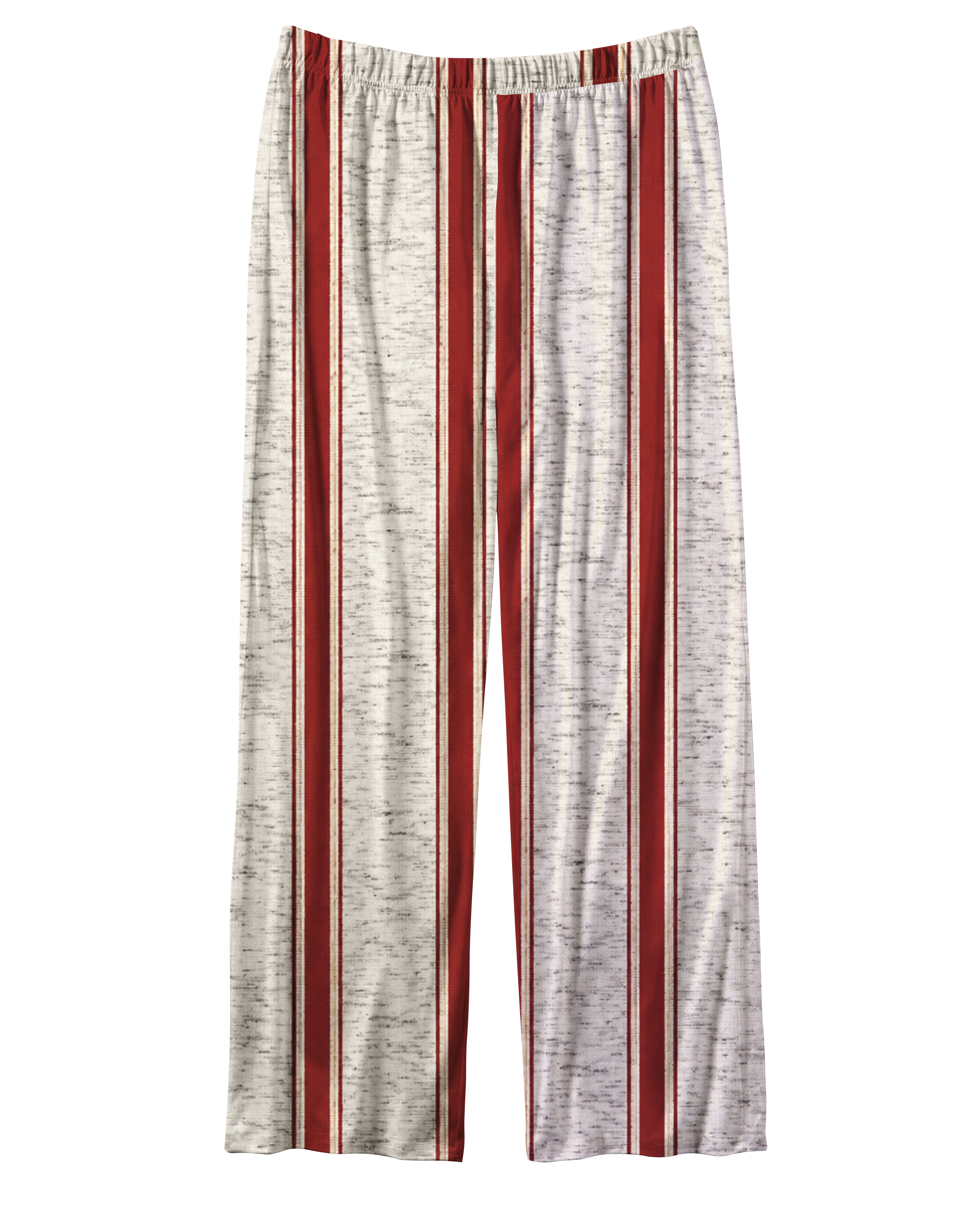 TheRetroTee Heather Red Stripe Vintage Pajama Set