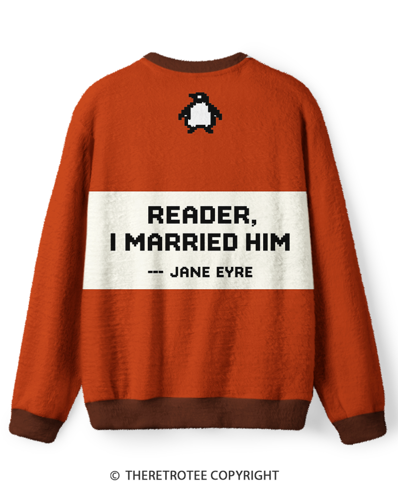 TheRetroTee Vintage 1840s Free Spirit Literary Sweater