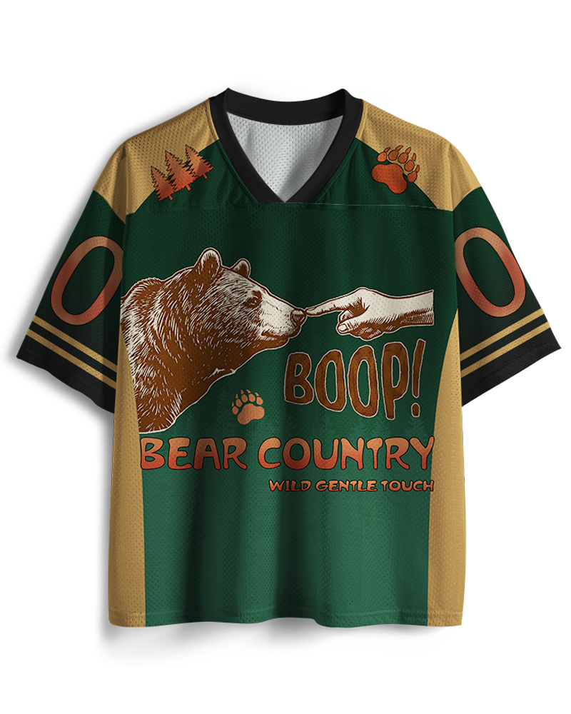 TheRetroTee Boop 1990s Mesh Jersey
