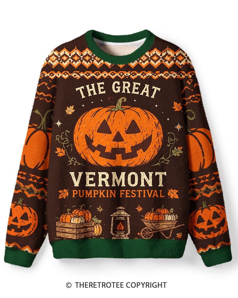TheRetroTee Vermont Pumpkin Festival Sweater
