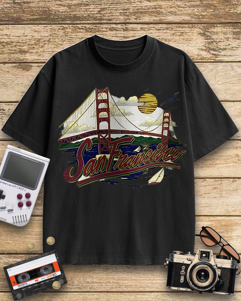 TheRetroTee Vintage San Francisco Cotton T-Shirt