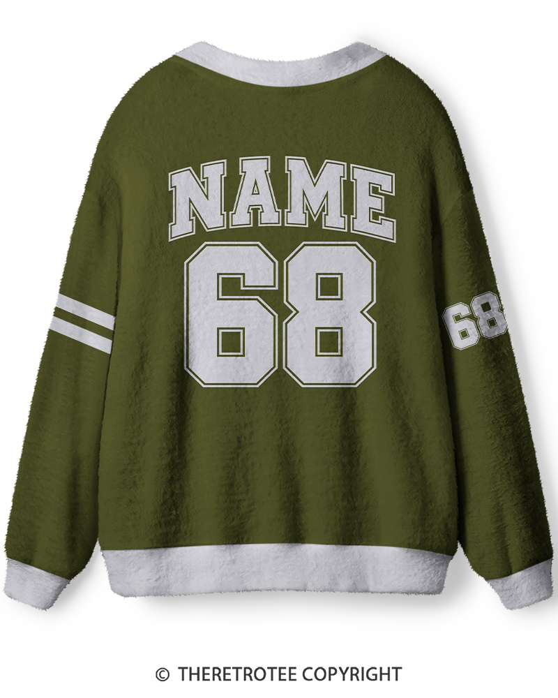 TheRetroTee Vintage Custom Campus Heritage Unisex Cardigan Sweater