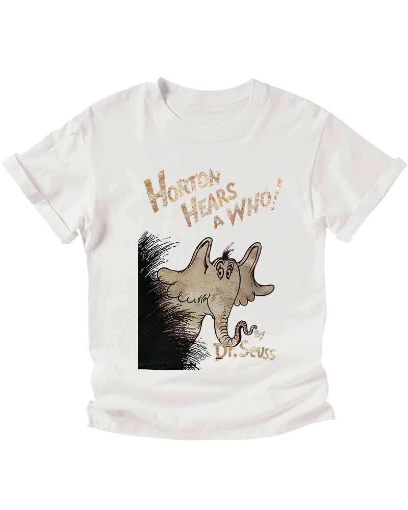 TheRetroTee Horton Hears A Who! Dr. Seuss Kids T-Shirt