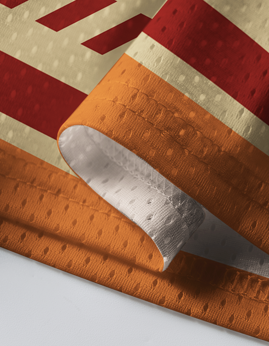 TheRetroTee TV Signal Logo 1980s Mesh Jersey