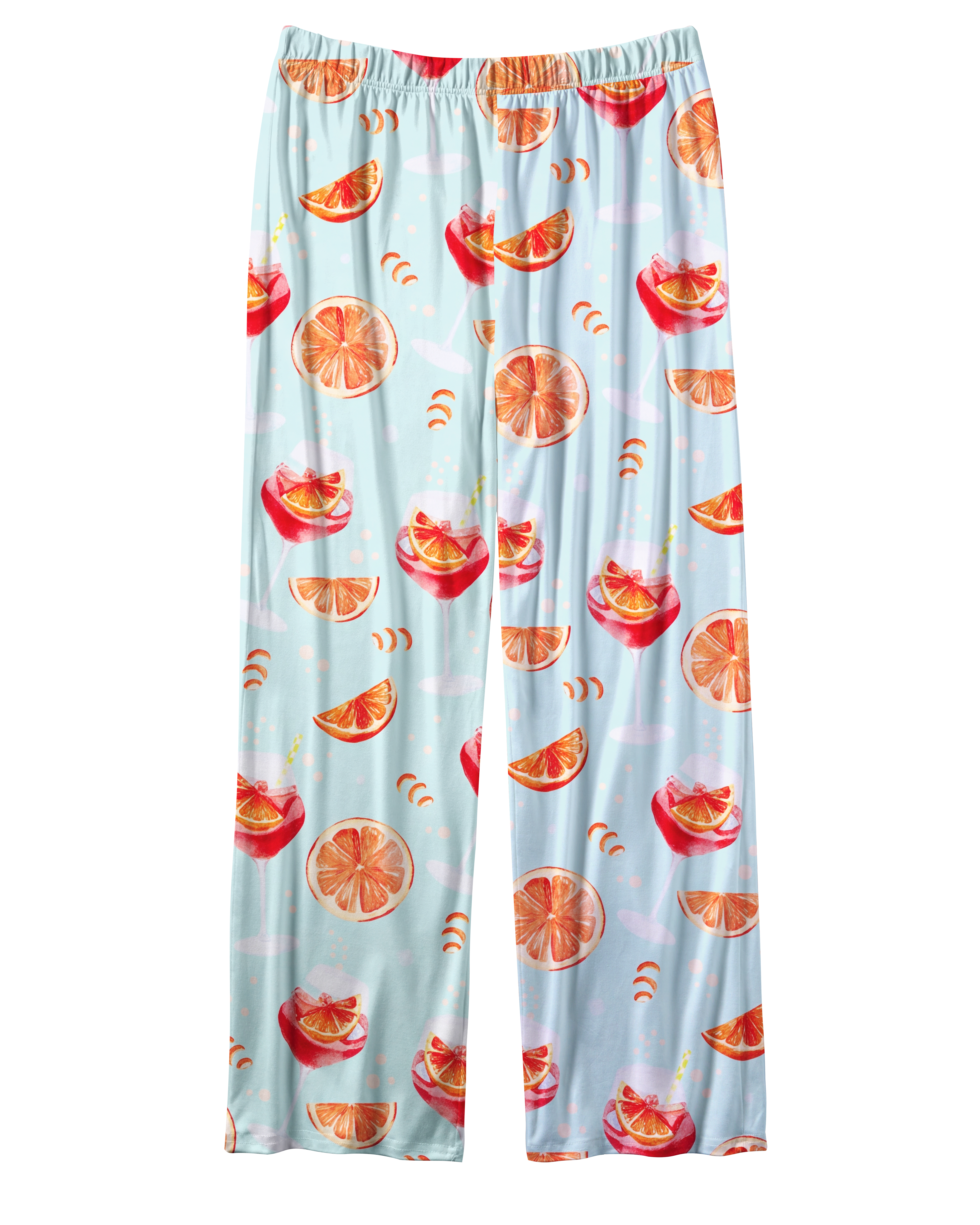 TheRetroTee Aperol Spritz Citrus Vintage Pajama Set