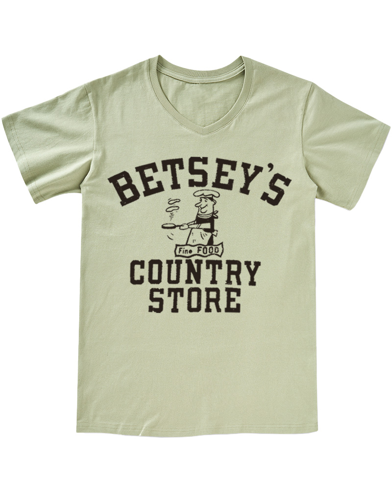 TheRetroTee 60s Country Store V-neck T-Shirt