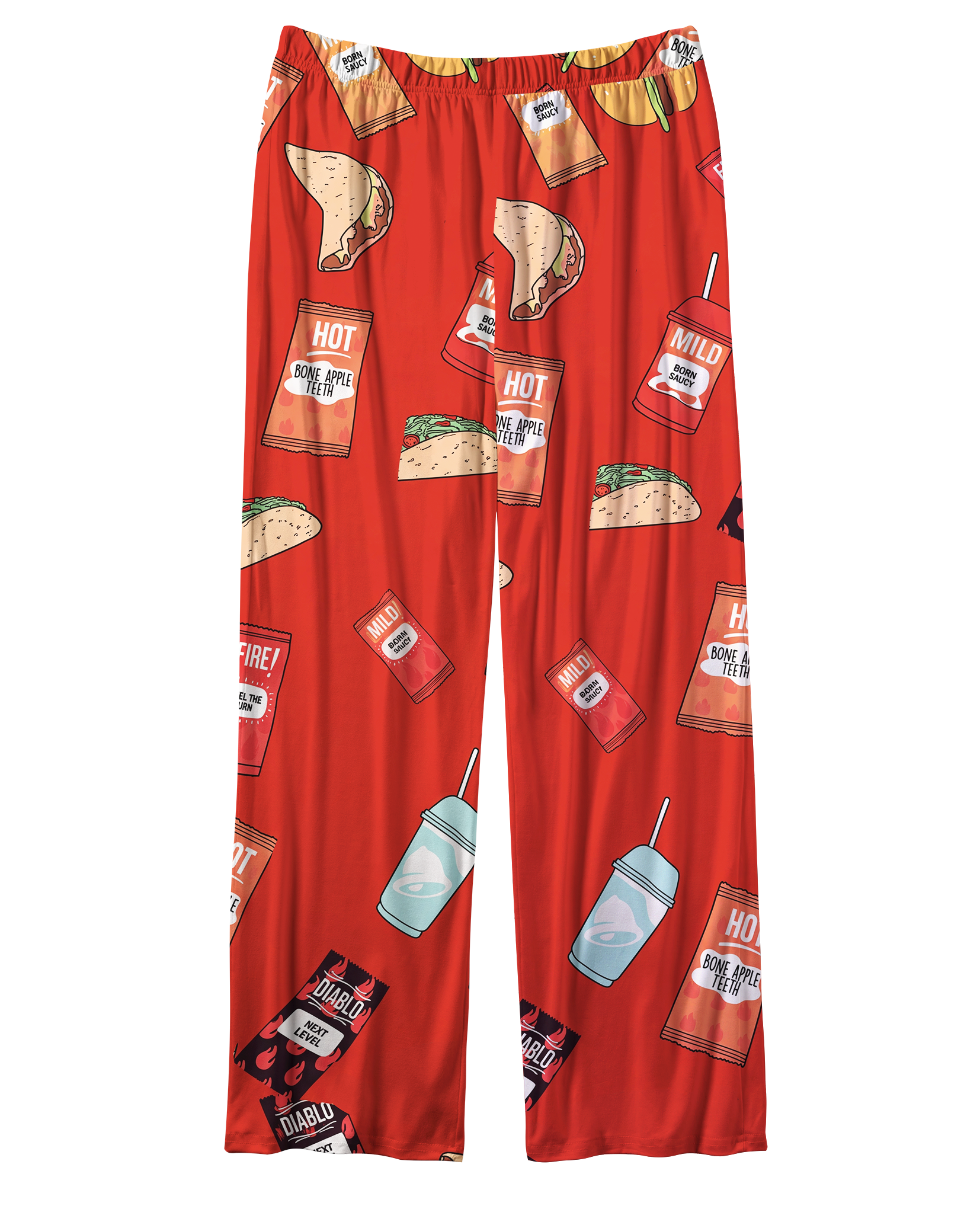 TheRetroTee Taco Spicy Feast Vintage Pajama Set