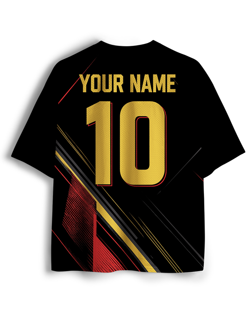 TheRetroTee Vintage Germany Football Heritage Mesh Jersey