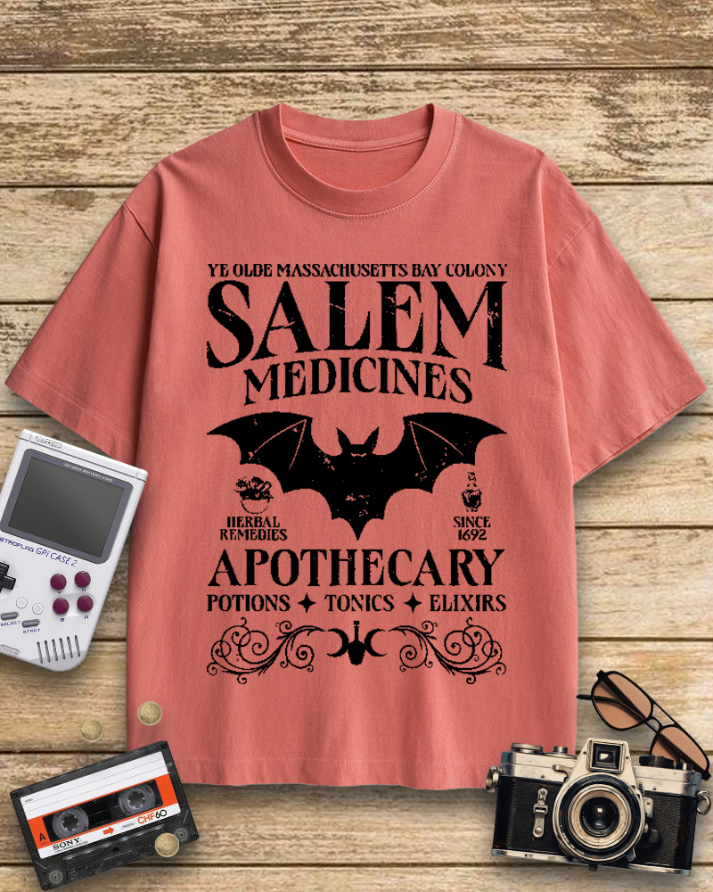 TheRetroTee Apothecary 2000s Cotton T-Shirt