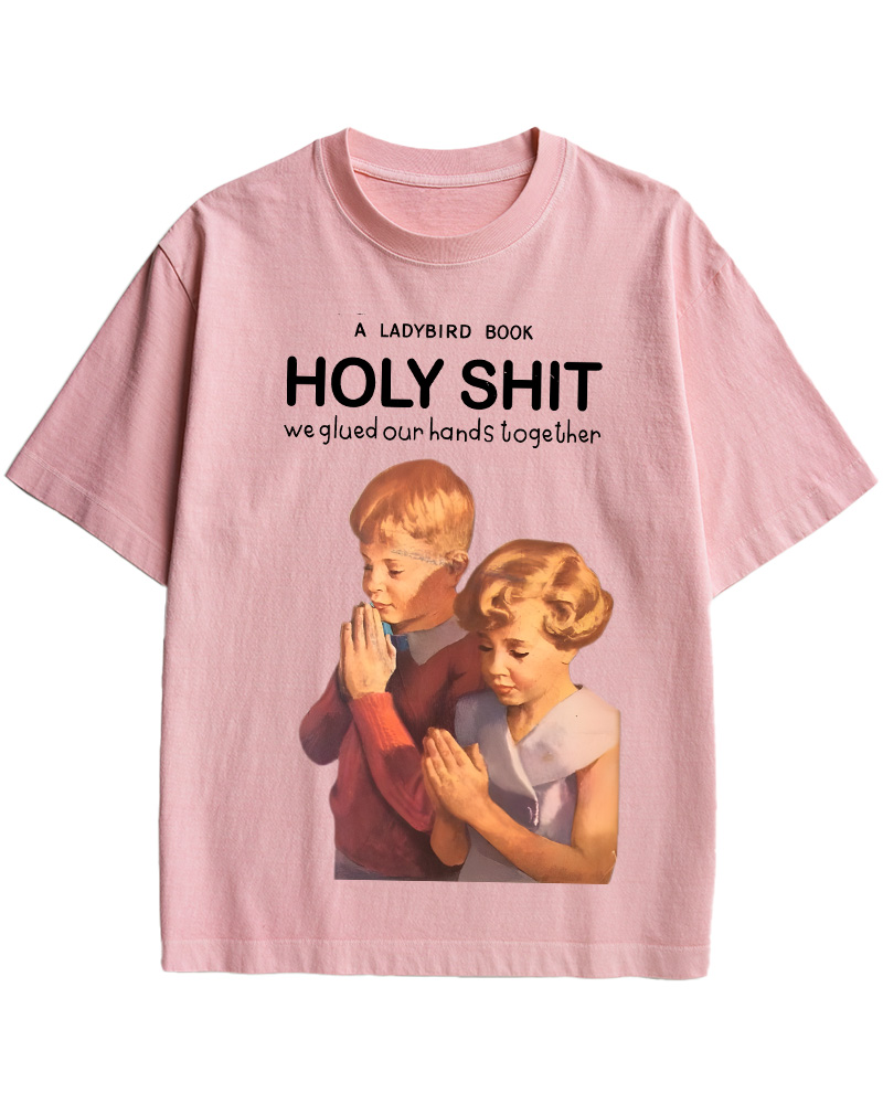 TheRetroTee Holy Shit 1950s Cotton T-Shirt