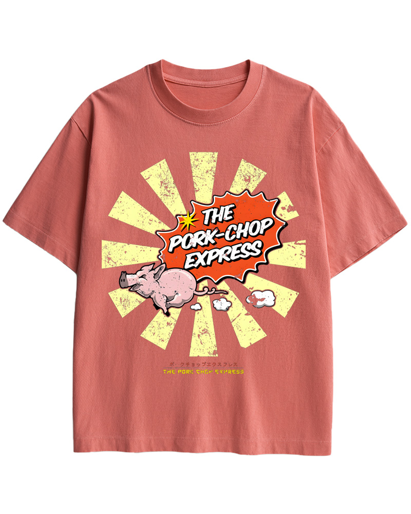 TheRetroTee Retro Humor and Express Graphic Pin-up Cotton T-Shirt