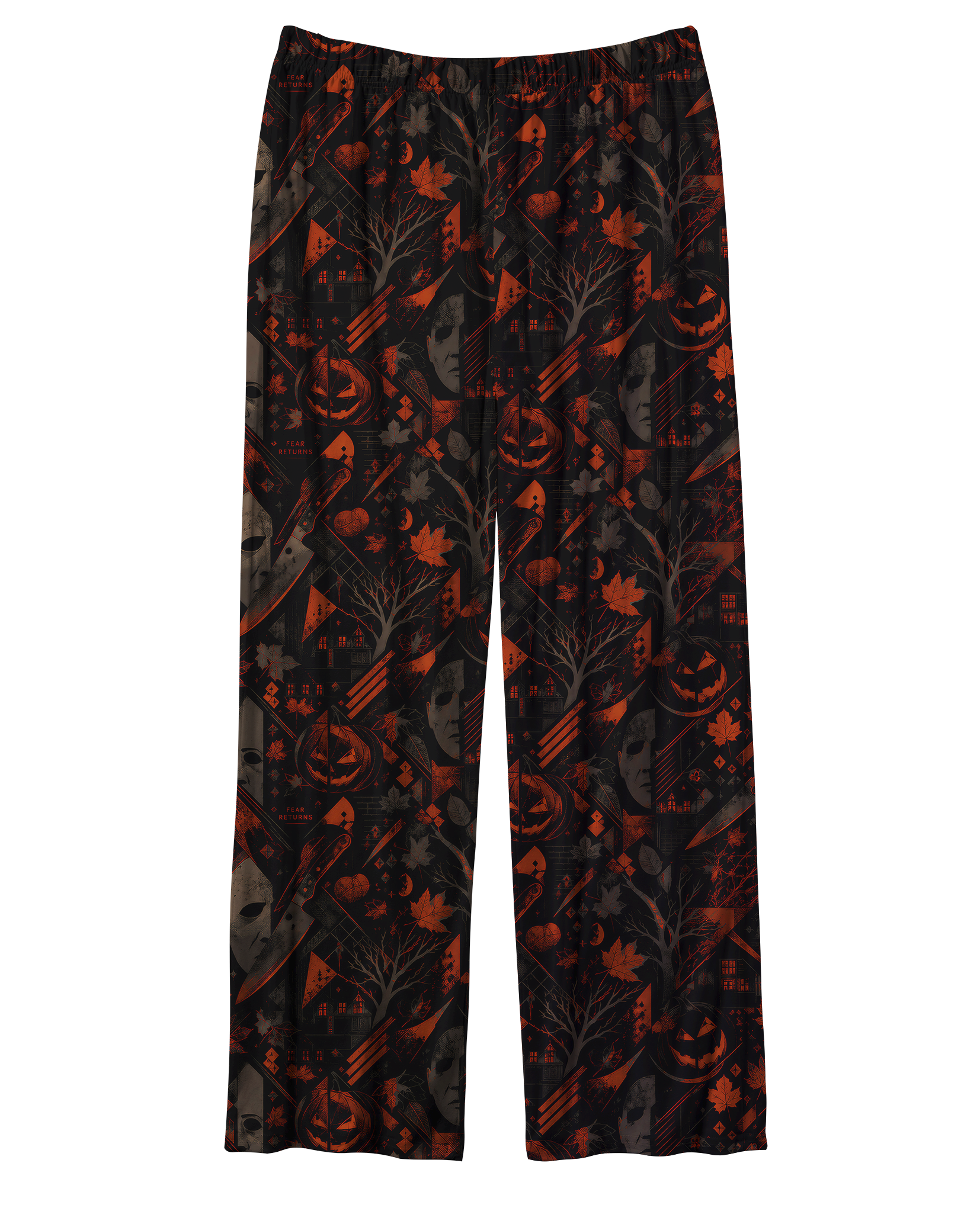 TheRetroTee Spooky Halloween Night Vintage Pajama Set