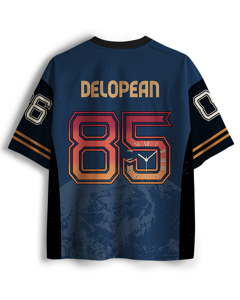 TheRetroTee 1.21 Gigawatts 1980s Mesh Jersey