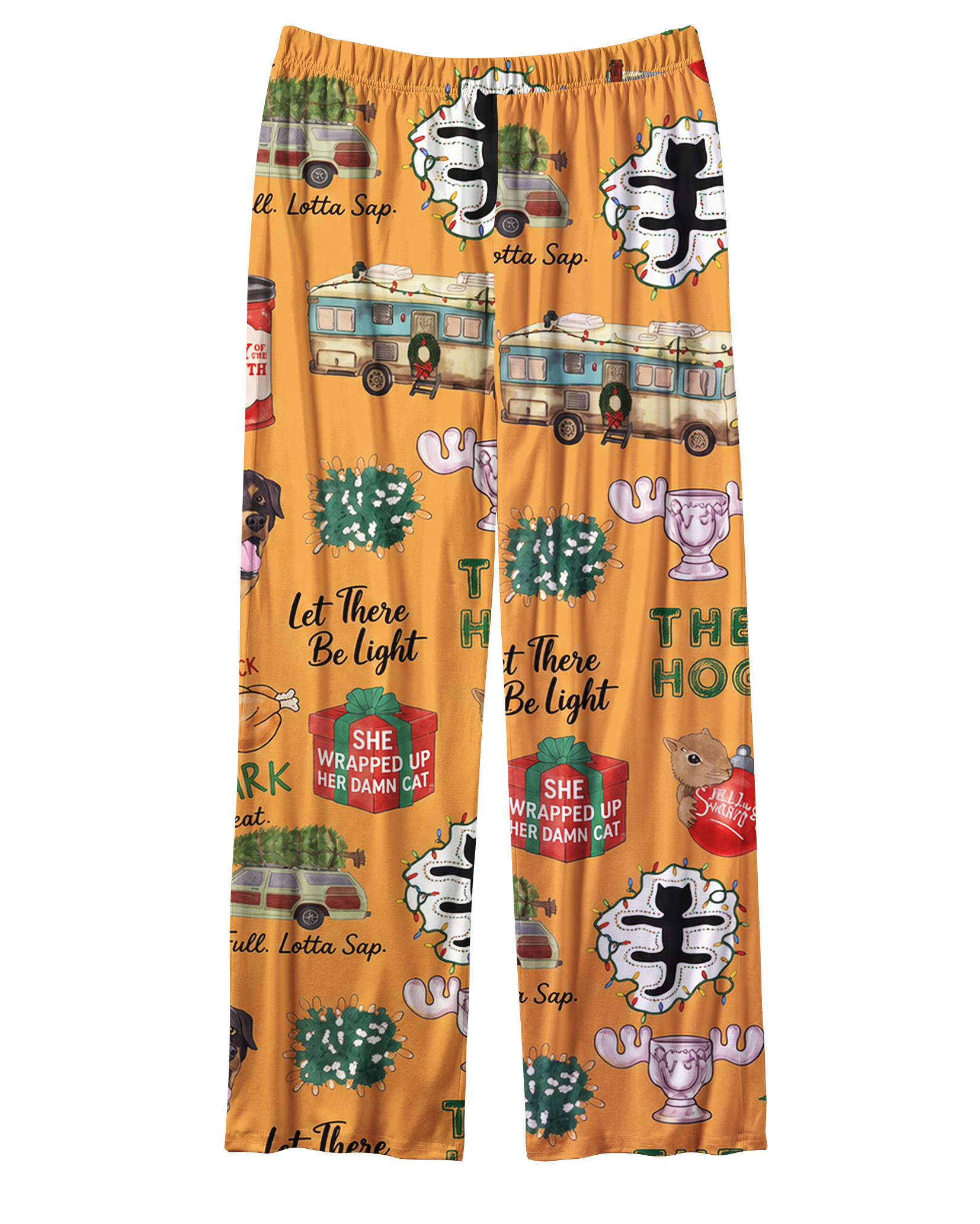 TheRetroTee Xmas Comedy Pop Art Vintage Pajama Set
