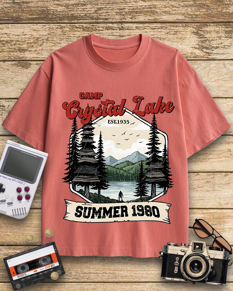 TheRetroTee Friday the 13th Jason Voorhees 1980s Cotton T-Shirt