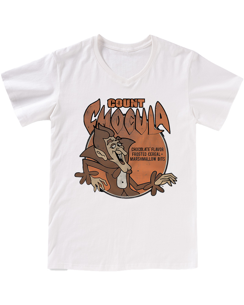 TheRetroTee Count Chocula 1980s V-neck T-Shirt