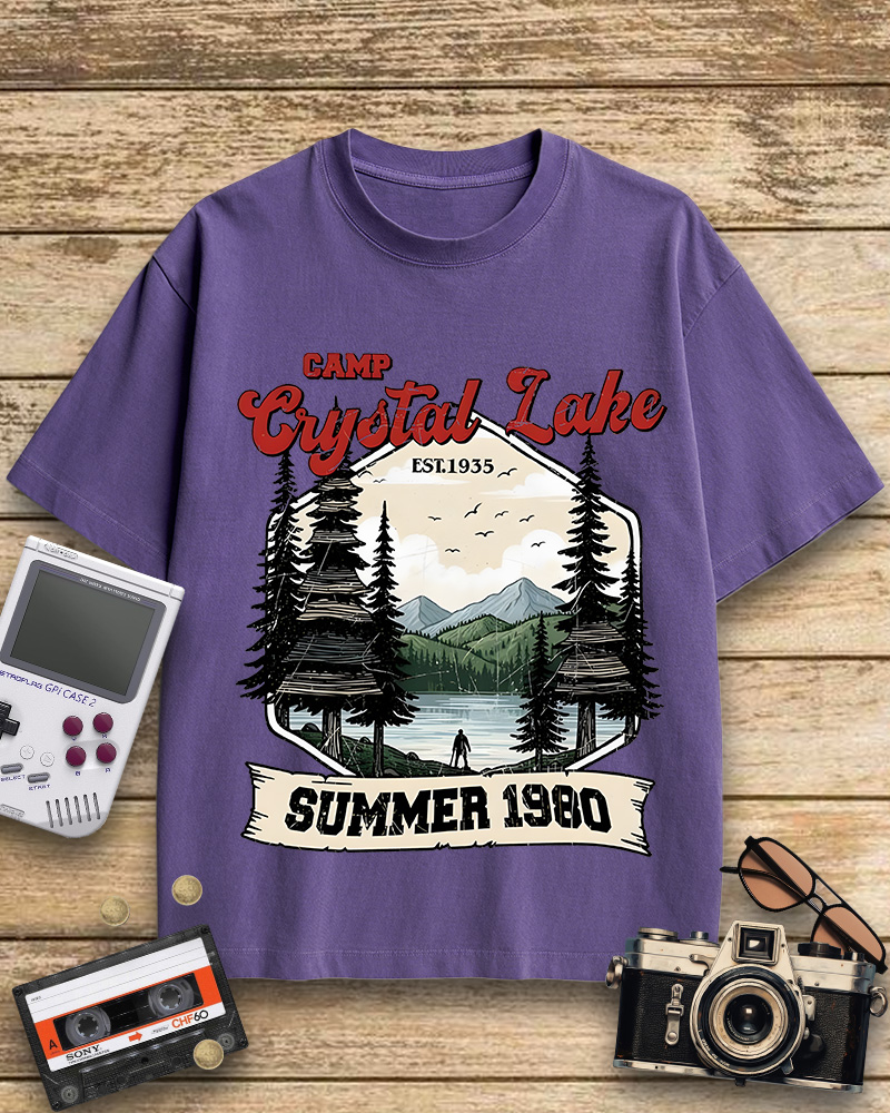 TheRetroTee Friday the 13th Jason Voorhees 1980s Cotton T-Shirt