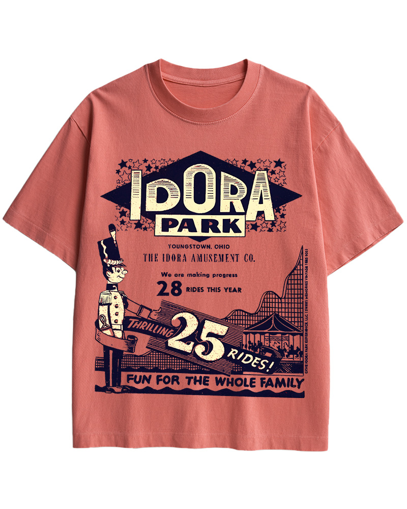 Idora Parks Thrilling 25 Rides Cotton T-Shirt