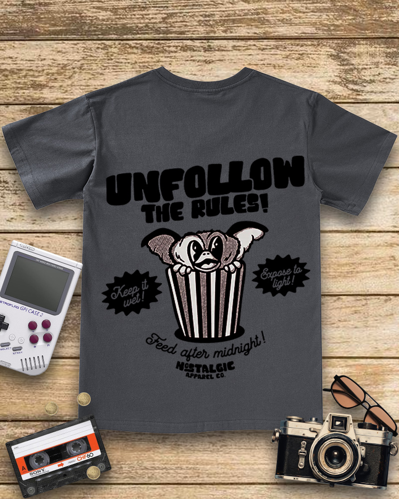 TheRetroTee Unfollow the Rules  V-neck T-Shirt