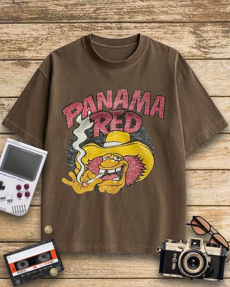 TheRetroTee Vintage Panama Red 1970s T-Shirt